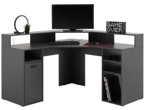 GAMING MIZA leseni material antracit