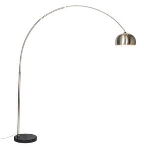 Jeklena ločna svetilka z kovinskim odtenkom 33 cm nastavljiv - XXL