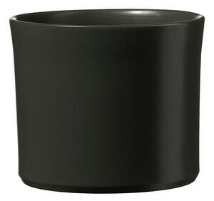 Soendgen Keramik Okrogli lonec Miami (Zunanje dimenzije (Ø x V): 13 x 11 cm, Antracitne barve, Keramika, Mat)