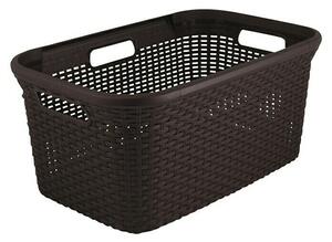 Curver Style Košara za perilo Deco Ratan (45 l, Rjava, Pravokotna, Plastika)