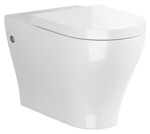 Camargue San Francisco Stoječi WC (Izpiranje brez roba, Brez posebne glazure, Oblika splakovanja: Globok, Položaj straniščne odprtine: Vodoravno, Bele