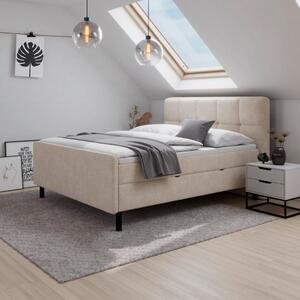 Bessagi Home Postelja Z Vzmetnico Marbella, 180x200, Bež, Z Nadvložkom