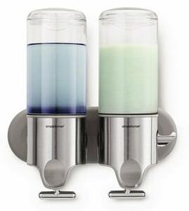 Simplehuman Stenski dozirnik za milo 2x 444 ml