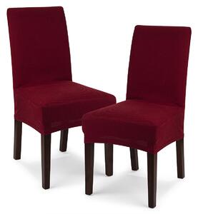 4Home Multielastična prevleka za stol Comfort, bordo, 40 - 50 cm, komplet 2 kosov