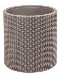 Keter pokrov za sadike Cilindrski sadik S siv, 7l, 28 x 28 x 28,3 cm