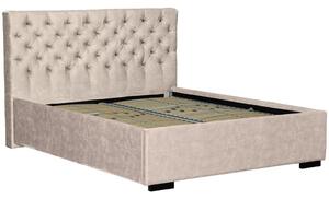 Modern Living Oblazinjena Postelja Miami Storage, 160x200, Krem