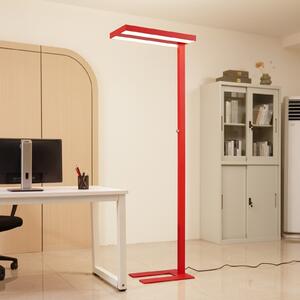 Arcchio LED talna svetilka Logan Basic, rdeča, 6.000 lm, z možnostjo