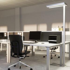 Arcchio LED talna svetilka Logan Neo, srebrna, 8.000 lm, z možnostjo zatemnitve