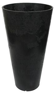 Okrogli stebrasti cvetlični lonec Concerto (Zunanje dimenzije (Ø x V): 30 x 50 cm, Antracit)