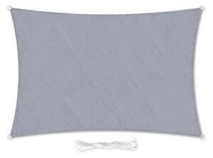 Blumfeldt Pravokotna sončna ponjava, 2x 4 m, s pritrdilnim obročki, poliester, zračna