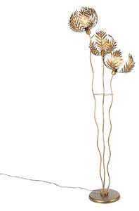 Vintage talna svetilka zlata 182 cm 3-luč - Botanica