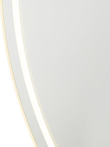 Sodobno kopalniško ogledalo 80 cm z LED in dotikalnim zatemnilnikom - Sebas