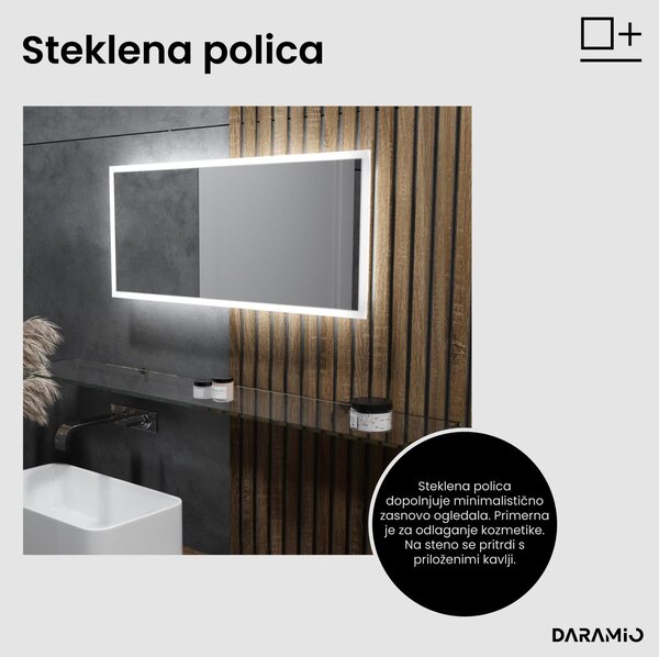 Kopalniško ogledalo z LED osvetlitvijo F1