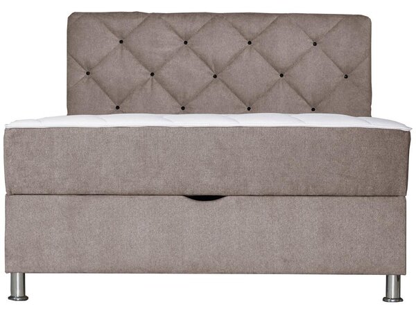 Modern Living Postelja Z Vzmetnico Black Diamant, 120x200, Rjava
