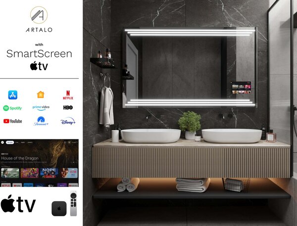 Kopalniško ogledalo z LED osvetlitvijo M17 premium